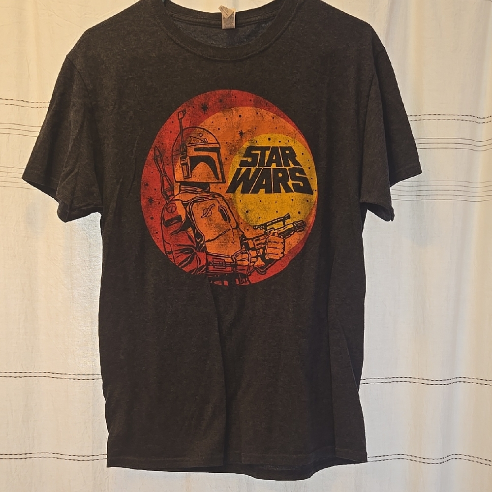 Star Wars Boba Fett Graphic T-Shirt Men Size Medium